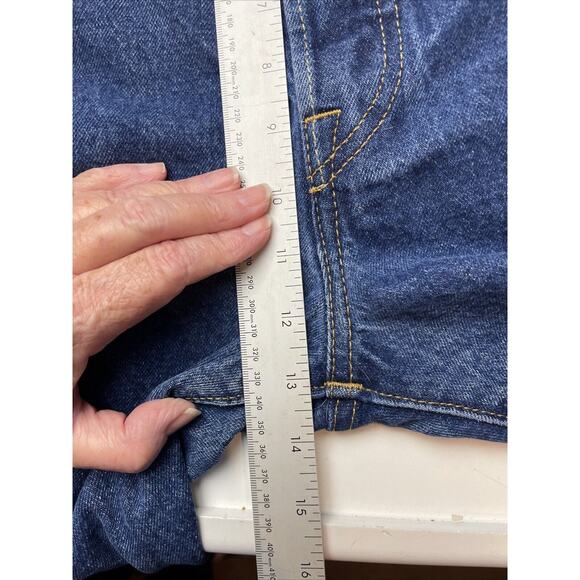 Levis 501 Jeans Men's Size 42x32 Blue Denim Button Fly Original Regular Fit - Picture 10 of 13